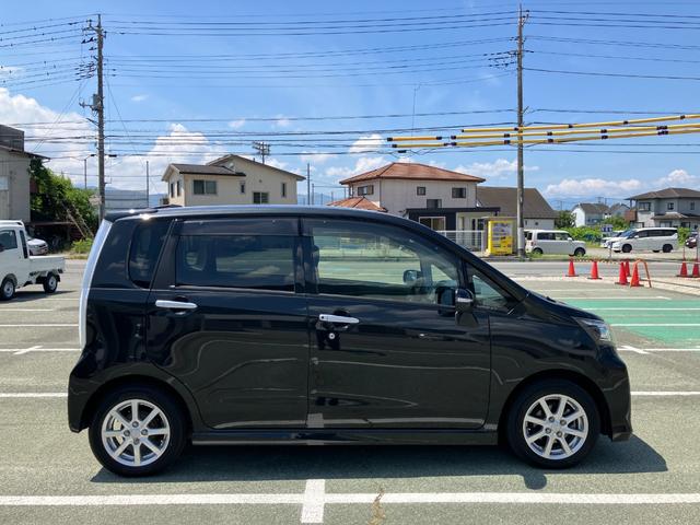 ムーヴカスタム　Ｘ　４ＷＤ　純正ナビゲーション　バックモニターＡＢＳ・エアバック・プッシュ式エンジンスタートボタン・パワーウインドウ・オートエアコン・電動格納ドアミラー（山梨県）の中古車