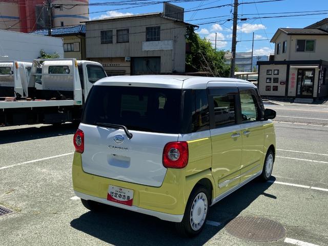ムーヴキャンバスストライプスＧターボ　純正ナビゲーション　パノラマモニタースマートアシスト・ＬＥＤヘッドランプ・ＬＥＤフォグランプ・スーパーＵＶ＆ＩＲカットガラス（フロントウィンドウ）・ＵＳＢソケット・両側パワースライドドア・運転席助手席シートヒーター（山梨県）の中古車