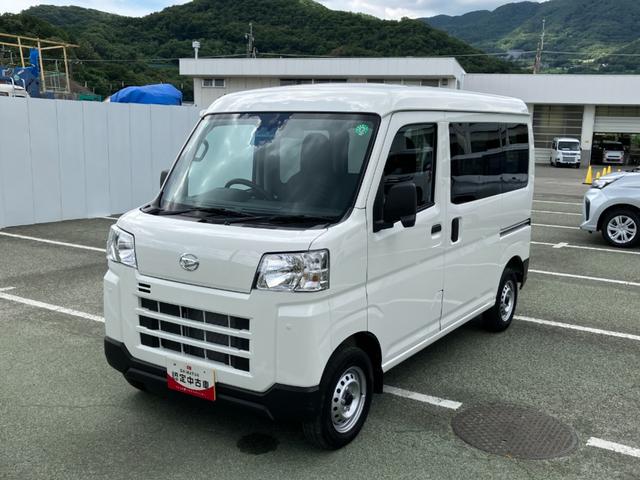 ハイゼットカーゴデラックス　４ＷＤ　ＣＶＴ　ＡＭ／ＦＭラジオデッキスマートアシスト・コーナーセンサー・３モード電子制御４ＷＤ（ＣＶＴ車）・荷室長１，９１５ｍｍ・荷室幅１，４１０ｍｍ・荷室高１，２５０ｍｍ・ハロゲンヘッドランプ・マニュアルエアコン（山梨県）の中古車