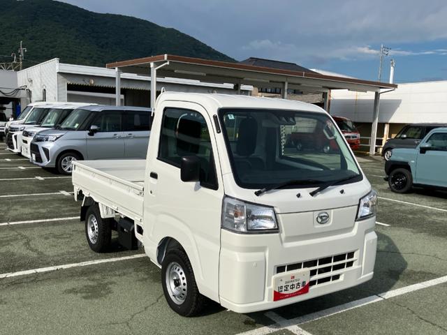 ハイゼットトラックスタンダード　農用スペシャル　４ＷＤ　ＣＶＴ　ラジオスマートアシスト・コーナーセンサー・切り替え式４ＷＤ（ＣＶＴ車）・スーパーデフロック・ハロゲンヘッドランプ・マニュアルエアコン・リア４枚リーフスプリング（山梨県）の中古車