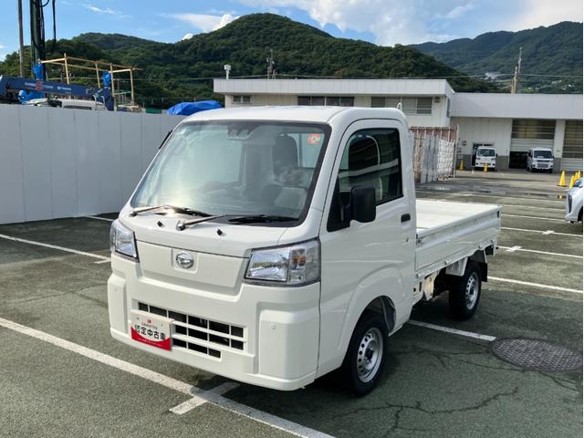 ハイゼットトラックスタンダード　農用スペシャル　４ＷＤ　ＣＶＴ　ラジオスマートアシスト・コーナーセンサー・切り替え式４ＷＤ（ＣＶＴ車）・スーパーデフロック・ハロゲンヘッドランプ・マニュアルエアコン・リア４枚リーフスプリング（山梨県）の中古車