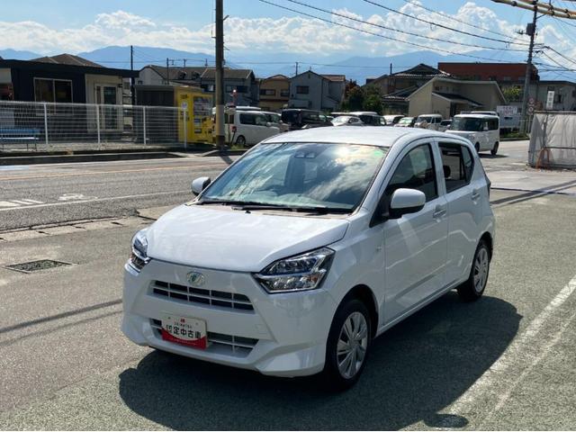 ミライースＸ　ＳＡIII　純正ナビスマートアシスト・コーナーセンサー・ＬＥＤヘッドランプ・キーレスエントリー・電動格納ドアミラー・自発光式デジタルメーター・マニュアルエアコン・パワードアロック・パワーウィンドウ（山梨県）の中古車