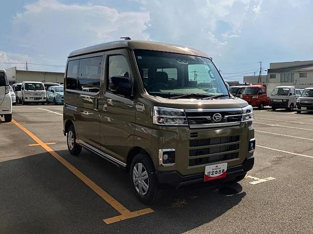 アトレーＲＳ　純正ナビゲーション　バックモニタースマートアシスト・コーナーセンサー・電子制御式４ＷＤ（４ＷＤ車）・直列３気筒インタークーラーターボ・ＬＥＤヘッドランプ・両側パワースライドドア・オートエアコン・電動格納ミラー（ターンランプ）（山梨県）の中古車
