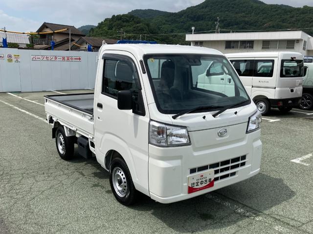 ハイゼットトラックスタンダード　４ＷＤ　ＣＶＴ　ＡＭ／ＦＭラジオデッキスマートアシスト・切り替え式４ＷＤ（ＣＶＴ車）・荷台フロア長２，０３０ｍｍ・荷台幅１，４１０ｍｍ・防錆鋼鈑・ハロゲンヘッドランプ・マニュアルエアコン（山梨県）の中古車