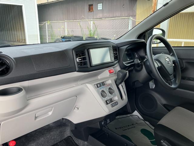 ミライースＸ　ＳＡIII　４ＷＤ　純正ナビゲーション　バックモニタースマートアシスト・コーナーセンサー・ＬＥＤヘッドランプ・キーレスエントリー・電動格納ドアミラー・自発光式デジタルメーター・マニュアルエアコン・パワードアロック・パワーウィンドウ（山梨県）の中古車