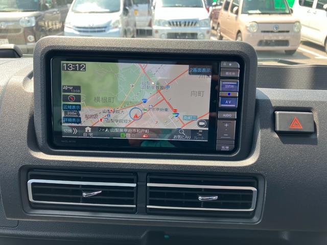 ハイゼットトラックハイルーフ　４ＷＤ　ＣＶＴ　純正ナビ　ドラレコ　ＥＴＣ２．０ＡＢＳ　運転席エアバック　マニュアルエアコン　パワステ　ナビ　切替式４ＷＤ　・定期点検記録簿　ワンオーナー車　スマートインナーミラー（山梨県）の中古車