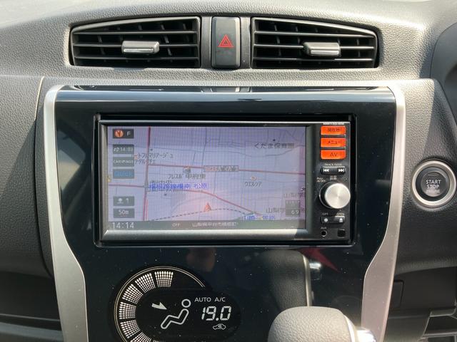 ｅＫカスタムＧスマ−トキ−　キーレスキー　ＡＢＳ　記録簿　ワンオーナー　運転席エアバッグ　アルミホイル　ナビ付き（山梨県）の中古車