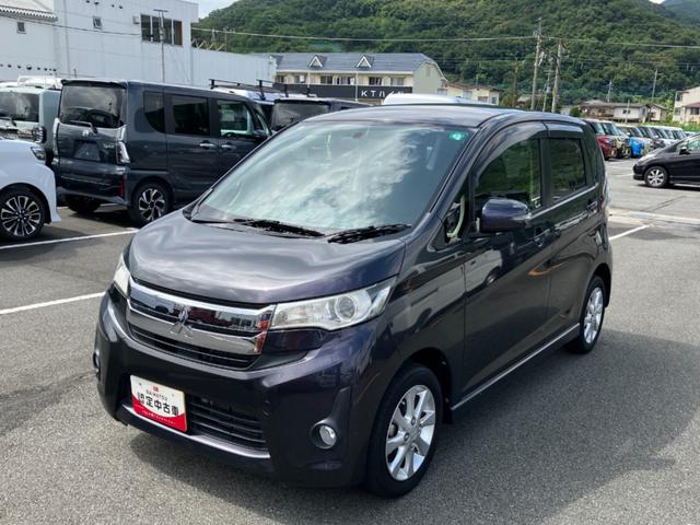 ｅＫカスタムＧスマ−トキ−　キーレスキー　ＡＢＳ　記録簿　ワンオーナー　運転席エアバッグ　アルミホイル　ナビ付き（山梨県）の中古車