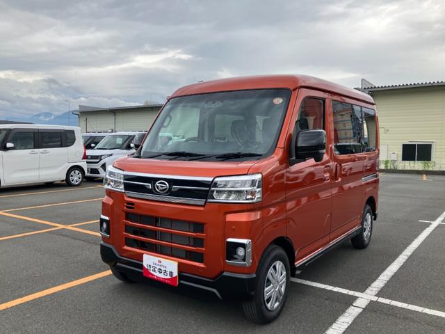 アトレーＲＳ　４ＷＤ　純正ナビゲーション　ドライブレコーダースマートアシスト・コーナーセンサー・電子制御式４ＷＤ（４ＷＤ車）・直列３気筒インタークーラーターボ・ＬＥＤヘッドランプ・両側パワースライドドア・オートエアコン・電動格納ミラー（ターンランプ）（山梨県）の中古車
