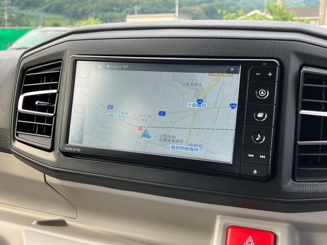 ミライースＸ　ＳＡIII　純正ナビ　Ｂモニター　ジャッキポイント凹みスマートアシスト・コーナーセンサー・ＬＥＤヘッドランプ・キーレスエントリー・電動格納ドアミラー・自発光式デジタルメーター・マニュアルエアコン・パワードアロック・パワーウィンドウ（山梨県）の中古車