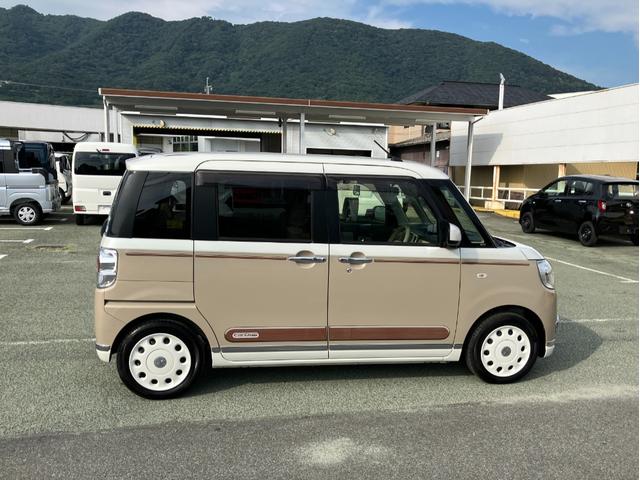 ムーヴキャンバスＧメイクアップ　ＳＡII　純正ナビゲーション　バックモニター衝突回避支援　１オーナ　キーフリーキー　プッシュスタートスマートキー　ナビ付き　定期点検記録簿　エアバッグ　ＡＢＳ　レーンアシスト（山梨県）の中古車