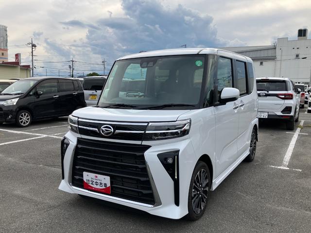 タントカスタムＲＳ　純正ナビゲーション　ドライブレコーダースマートアシスト・ＬＥＤヘッドランプ・プッシュエンジンスタート・１５インチアルミホイール・両側パワースライドドア・ＵＳＢソケット・オートエアコン・運転席助手席シートヒーター（山梨県）の中古車