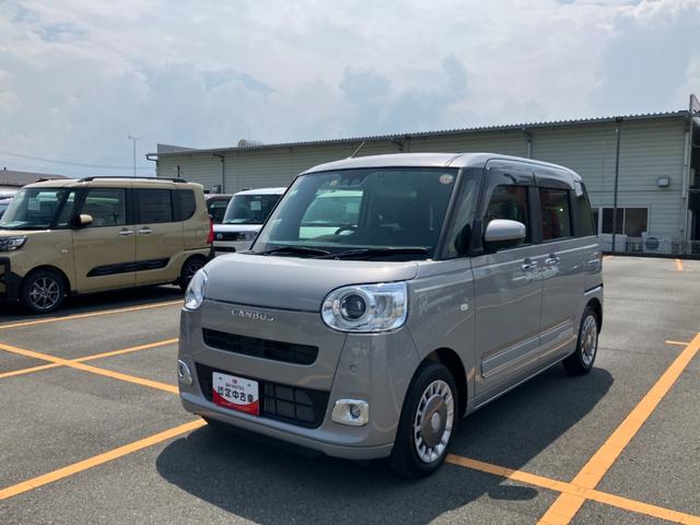 ムーヴキャンバスセオリーＧターボ　１０インチナビゲーション　ドラレコスマートキー　キーフリーシステム　ターボ　記録簿　エアバック　ＡＢＳ　ワンオーナ　電動パーキングブレーキ・オートエアコン・パワーウインドウ（山梨県）の中古車