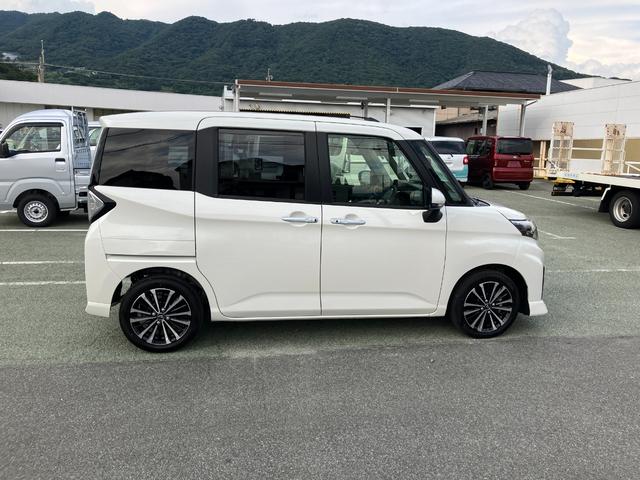 トールカスタムＧ　ターボ　ディスプレイオーディオ　バックモニタースマートアシスト・ＬＥＤヘッドランプ・ＬＥＤフォグ・両側パワースライドドア・オートエアコン・パーキングブレーキ解除忘れ防止ブザー・ヘッドランプ自動消灯システム・プッシュエンジンスタート（山梨県）の中古車