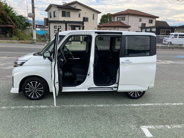 トールカスタムＧ　ターボ　ディスプレイオーディオ　バックモニタースマートアシスト・ＬＥＤヘッドランプ・ＬＥＤフォグ・両側パワースライドドア・オートエアコン・パーキングブレーキ解除忘れ防止ブザー・ヘッドランプ自動消灯システム・プッシュエンジンスタート（山梨県）の中古車