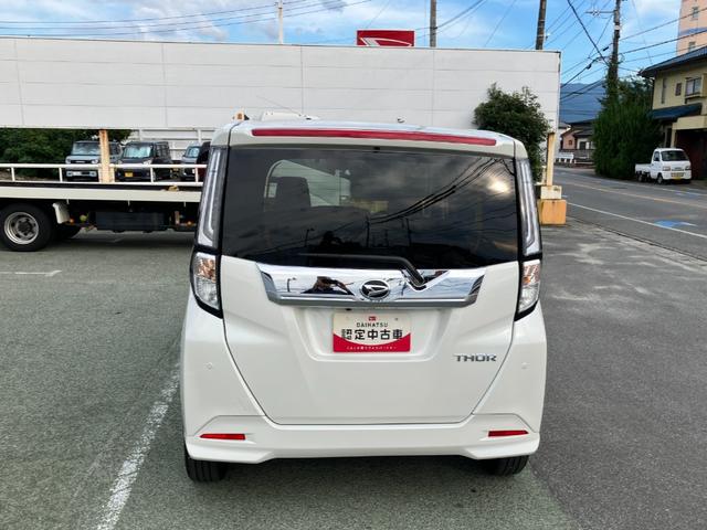 トールカスタムＧ　ターボ　ディスプレイオーディオ　バックモニタースマートアシスト・ＬＥＤヘッドランプ・ＬＥＤフォグ・両側パワースライドドア・オートエアコン・パーキングブレーキ解除忘れ防止ブザー・ヘッドランプ自動消灯システム・プッシュエンジンスタート（山梨県）の中古車