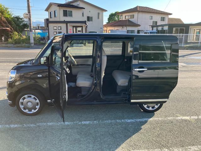ムーヴキャンバスＸ　ＳＡII衝突軽減ブレーキサポート　レーンキープアシスト　ワンオーナー　スマートキー　キーフリー　ＡＢＳ　記録簿　両電動スライドドアプッシュ式エンジンスタート　オートエアコン　電動格納ドアミラー（山梨県）の中古車