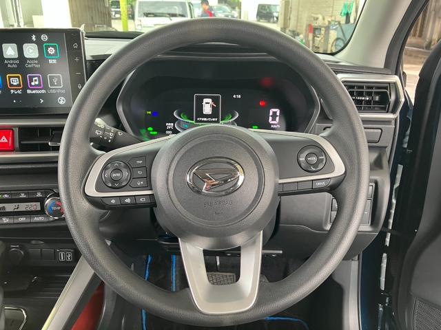ロッキーＸ　ＨＥＶ　ディスプレイオーディオ装備　パノラマモニタースマートアシスト・コーナーセンサー・ハイブリッド専用１６インチアルミ・ＬＥＤヘッドランプ・（自動消灯システム）・オートエアコン・プッシュエンジンスタート（山梨県）の中古車