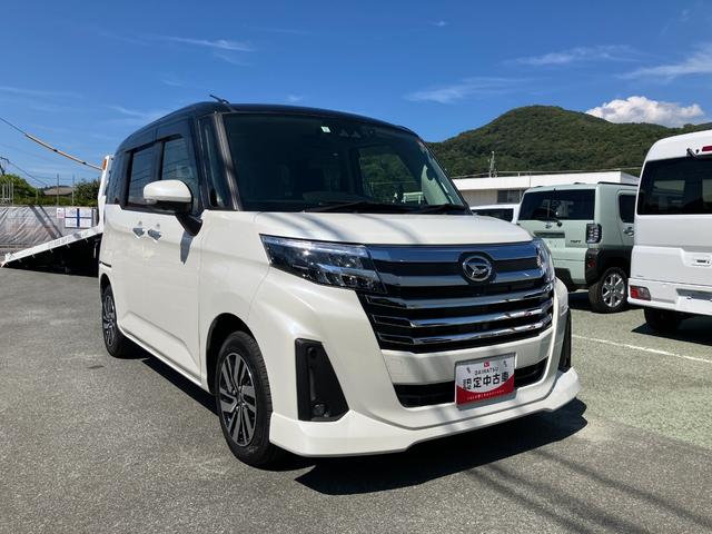 トールカスタムＧ　９インチプレミアムナビ　ドライブレコーダースマートアシスト・ＬＥＤヘッドランプ・ＬＥＤフォグ・両側パワースライドドア・オートエアコン・パーキングブレーキ解除忘れ防止ブザー・ヘッドランプ自動消灯システム・プッシュエンジンスタート（山梨県）の中古車