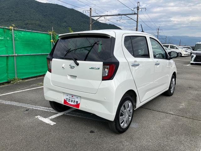 ミライースＸ　ＳＡIII　４ＷＤ　純正ナビゲーション　バックモニタースマートアシスト・コーナーセンサー・ＬＥＤヘッドランプ・キーレスエントリー・電動格納ドアミラー・自発光式デジタルメーター・マニュアルエアコン・パワードアロック・パワーウィンドウ（山梨県）の中古車