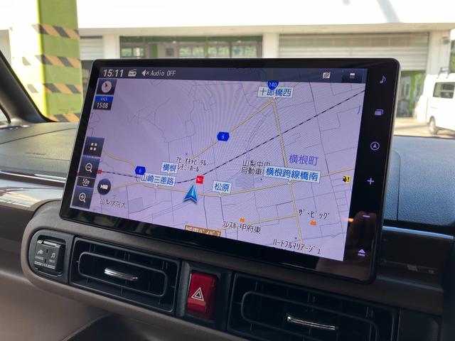 ムーヴキャンバスセオリーＧターボ　１０インチナビ　ドライブレコーダースマートアシスト・ＬＥＤヘッドランプ・ＬＥＤフォグランプ・スーパーＵＶ＆ＩＲカットガラス（フロントウィンドウ）・ＵＳＢソケット・両側パワースライドドア・運転席助手席シートヒーター（山梨県）の中古車
