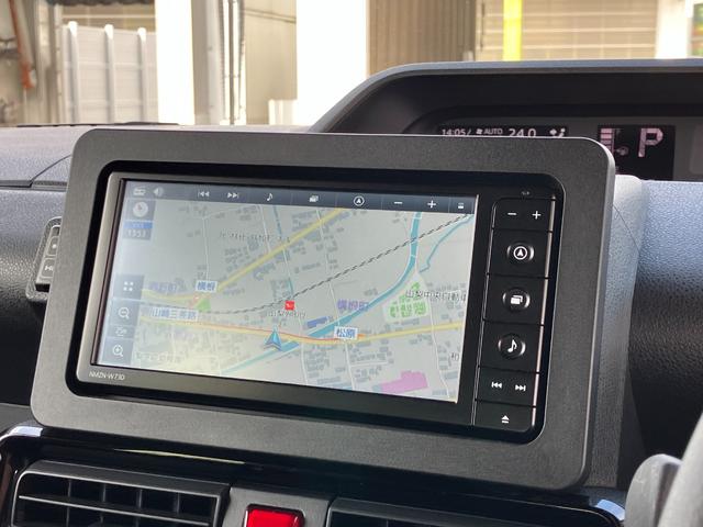タントカスタムＸ　純正ナビゲーション　バックモニタースマートアシスト・ＬＥＤヘッドランプ・プッシュエンジンスタート・１４インチアルミホイール・左側パワースライドドア・ＵＳＢソケット・オートエアコン・運転席助手席シートヒーター（山梨県）の中古車