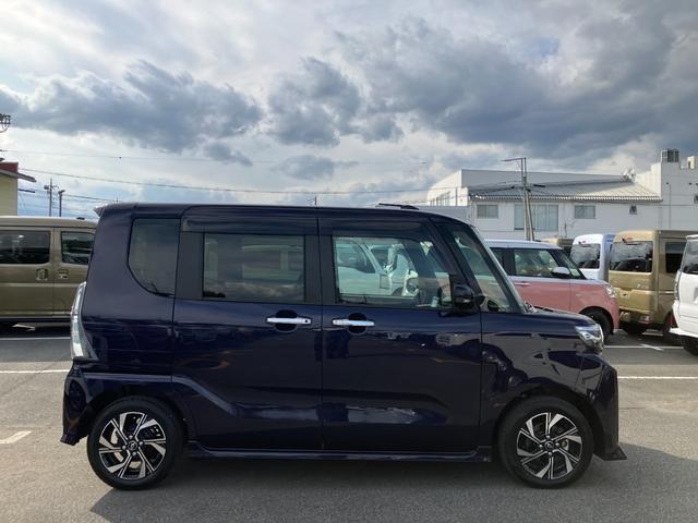 タントカスタムＸ　純正ナビゲーション　バックモニタースマートアシスト・ＬＥＤヘッドランプ・プッシュエンジンスタート・１４インチアルミホイール・左側パワースライドドア・ＵＳＢソケット・オートエアコン・運転席助手席シートヒーター（山梨県）の中古車