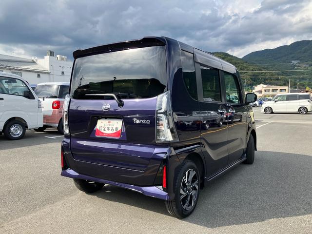 タントカスタムＸ　純正ナビゲーション　バックモニタースマートアシスト・ＬＥＤヘッドランプ・プッシュエンジンスタート・１４インチアルミホイール・左側パワースライドドア・ＵＳＢソケット・オートエアコン・運転席助手席シートヒーター（山梨県）の中古車