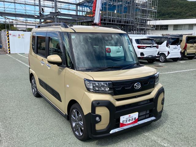 タントファンクロスターボ　ディスプレイオーディオスマートアシスト・ＬＥＤヘッドライト・１５インチアルミホイール・両側パワースライドドア・ＵＳＢソケット・運転席助手席シートヒーター・フルファブリックシート・本革巻ステアリングホイール（山梨県）の中古車