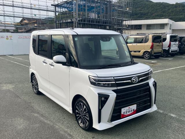 タントカスタムRS 純正ナビゲーション ドライブレコーダースマートアシスト・LEDヘッドランプ・プッシュエンジンスタート・15インチアルミホイール・両側パワースライドドア・USBソケット・オートエアコン・運転席助手席シートヒーター(山梨県)の中古車