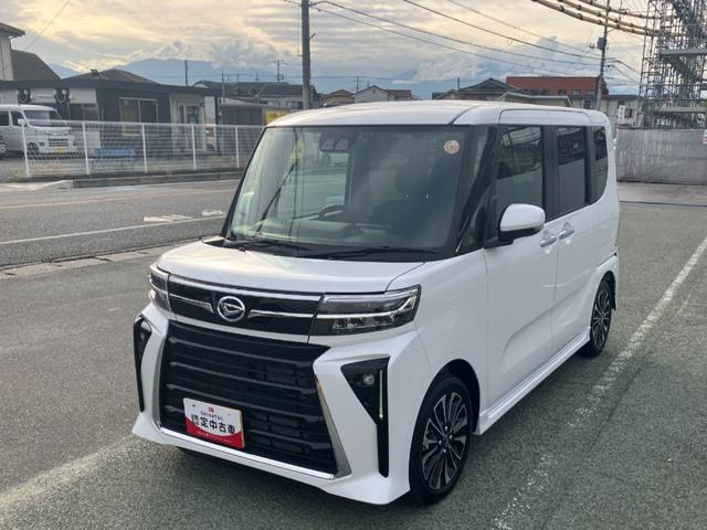 タントカスタムRS 純正ナビゲーション ドライブレコーダースマートアシスト・LEDヘッドランプ・プッシュエンジンスタート・15インチアルミホイール・両側パワースライドドア・USBソケット・オートエアコン・運転席助手席シートヒーター(山梨県)の中古車