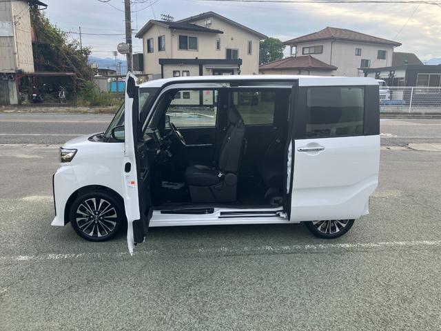 タントカスタムRS 純正ナビゲーション ドライブレコーダースマートアシスト・LEDヘッドランプ・プッシュエンジンスタート・15インチアルミホイール・両側パワースライドドア・USBソケット・オートエアコン・運転席助手席シートヒーター(山梨県)の中古車