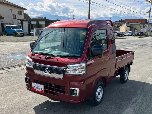 ハイゼットトラックジャンボエクストラ　４ＷＤ　ＣＶＴ　オーディオレススマートアシスト・コーナーセンサー・切り替え式４ＷＤ（ＣＶＴ車）・ＬＥＤヘッドランプ・ＬＥＤフォグランプ・ＬＥＤ大型作業灯・プッシュエンジンスタート（山梨県）の中古車