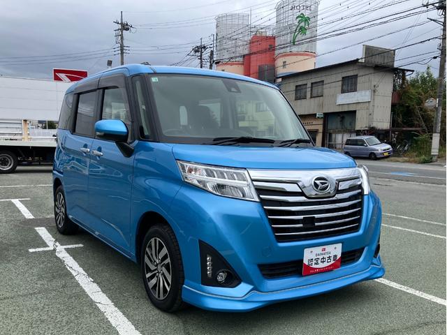 トールカスタムG SAII 純正ナビゲーション バックモニター1オーナ エアバッグ キーフリーシステム アルミホイール スマートキー 記録簿 ABS パワーウィンドウ プッシュ式エンジンスタートボタン(山梨県)の中古車