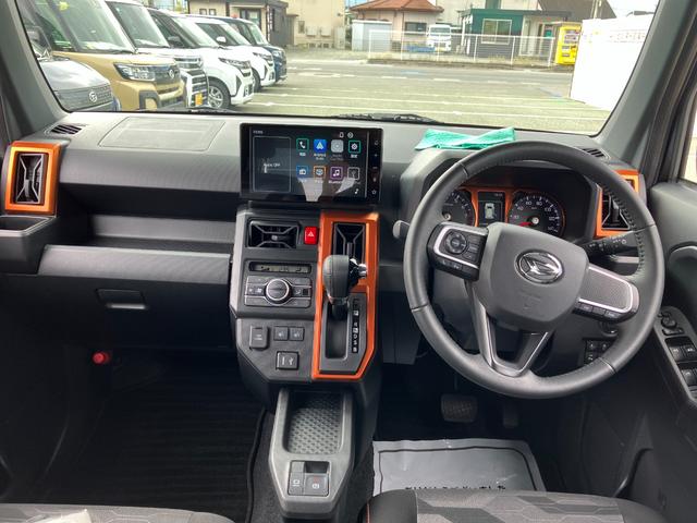 タフトG 4WD ディスプレイオーディオ バックモニタースマートアシスト・15インチアルミ・LEDヘッドランプ・LEDフォグ・スカイフィールトップ・電動パーキング・運転席助手席シートヒーター・USBソケット(山梨県)の中古車