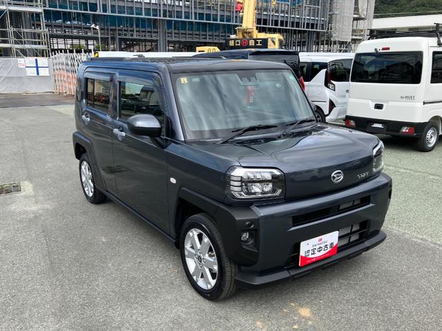 タフトG 4WD ディスプレイオーディオ バックモニタースマートアシスト・15インチアルミ・LEDヘッドランプ・LEDフォグ・スカイフィールトップ・電動パーキング・運転席助手席シートヒーター・USBソケット(山梨県)の中古車