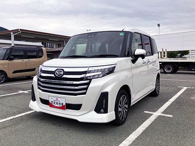 トールカスタムＧ　ディスプレイオーディオ装備　バックモニタースマートアシスト・ＬＥＤヘッドランプ・ＬＥＤフォグ・両側パワースライドドア・オートエアコン・パーキングブレーキ解除忘れ防止ブザー・ヘッドランプ自動消灯システム・プッシュエンジンスタート（山梨県）の中古車