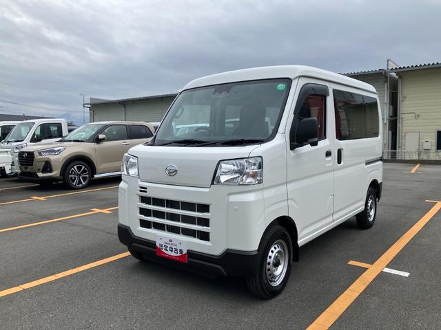 ハイゼットカーゴデラックス　４ＷＤ　ＣＶＴ　ドライブレコーダースマートアシスト・コーナーセンサー・３モード電子制御４ＷＤ（ＣＶＴ車）・荷室長１，９１５ｍｍ・荷室幅１，４１０ｍｍ・荷室高１，２５０ｍｍ・ハロゲンヘッドランプ・マニュアルエアコン（山梨県）の中古車