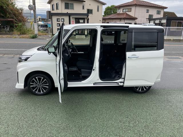 トールカスタムＧ　ターボ　９インチナビ・ドラレコ・ＥＴＣ装備スマートアシスト・ＬＥＤヘッドランプ・ＬＥＤフォグ・両側パワースライドドア・オートエアコン・パーキングブレーキ解除忘れ防止ブザー・ヘッドランプ自動消灯システム・プッシュエンジンスタート（山梨県）の中古車