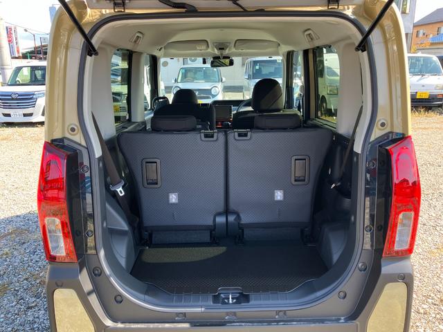 タントファンクロスターボ　４ＷＤ　ディスプレイオーディオスマートアシスト・ＬＥＤヘッドライト・１５インチアルミホイール・両側パワースライドドア・ＵＳＢソケット・運転席助手席シートヒーター・フルファブリックシート・本革巻ステアリングホイール（山梨県）の中古車