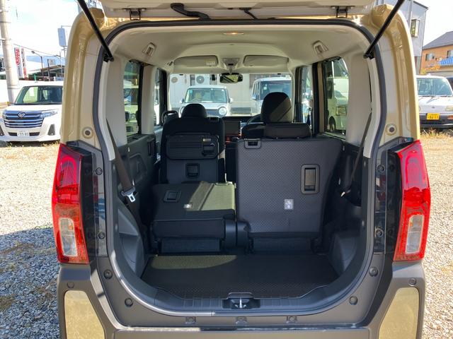 タントファンクロスターボ　４ＷＤ　ディスプレイオーディオスマートアシスト・ＬＥＤヘッドライト・１５インチアルミホイール・両側パワースライドドア・ＵＳＢソケット・運転席助手席シートヒーター・フルファブリックシート・本革巻ステアリングホイール（山梨県）の中古車