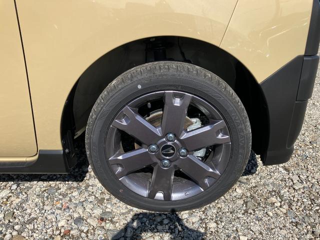 タントファンクロスターボ　４ＷＤ　ディスプレイオーディオスマートアシスト・ＬＥＤヘッドライト・１５インチアルミホイール・両側パワースライドドア・ＵＳＢソケット・運転席助手席シートヒーター・フルファブリックシート・本革巻ステアリングホイール（山梨県）の中古車