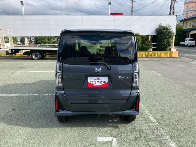 タントカスタムRS 純正ナビゲーション パノラマモニタースマートアシスト・LEDヘッドライト・15インチアルミホイール・両側パワースライドドア・USBソケット・運転席助手席シートヒーター・レザー調Xフルファブリックシート・本革巻ステアリングホイール(山梨県)の中古車