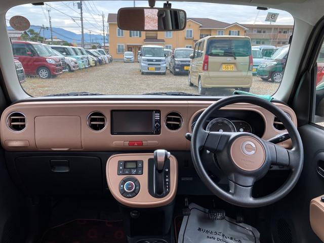 ミラココアココアプラスＸ　純正ナビゲーション記録簿付き　スマートキーシステム　キーレス　ＡＢＳ　ワンオーナー車　運転席エアバッグ（山梨県）の中古車