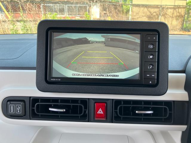 ムーヴキャンバスストライプスＧ　純正ナビゲーション　バックモニターナビ　スマートキープッシュスタート　キーフリーキー　ワンオーナー車　車線逸脱警報　運転席エアバック　オートハイビーム　ＡＢＳ　点検記録簿　エマージェンシーブレーキ（山梨県）の中古車