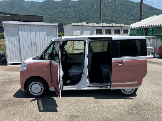 ムーヴキャンバスストライプスＧ　純正ナビゲーション　バックモニターナビ　スマートキープッシュスタート　キーフリーキー　ワンオーナー車　車線逸脱警報　運転席エアバック　オートハイビーム　ＡＢＳ　点検記録簿　エマージェンシーブレーキ（山梨県）の中古車