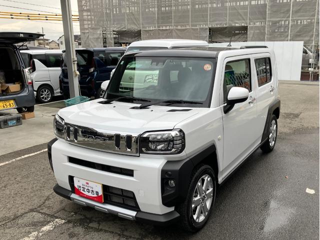 タフトＧターボ　クロムベンチャー　純正ナビゲーション　Ｂモニターナビ付き　アルミ　キーフリー　ターボ　ワンオーナー車　ガラスルーフ　スマートキー　エアバック　ＡＢＳ　記録簿（山梨県）の中古車