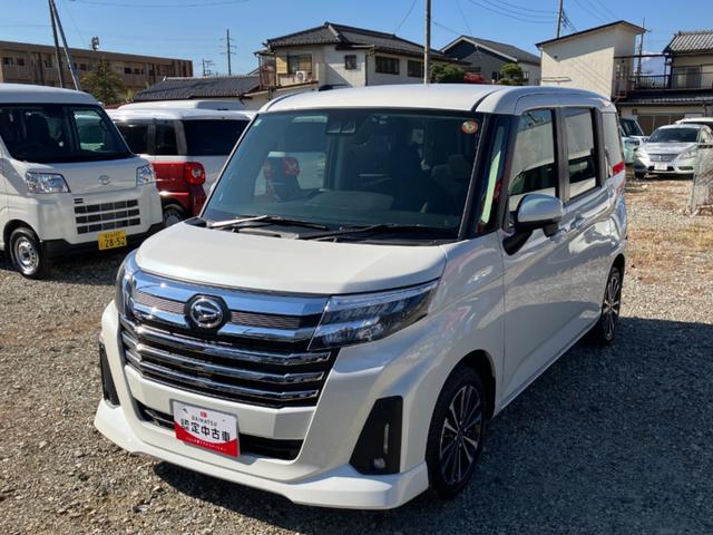 トールカスタムG ターボ ディスプレイオーディオスマートアシスト・LEDヘッドランプ・LEDフォグ・両側パワースライドドア・オートエアコン・パーキングブレーキ解除忘れ防止ブザー・ヘッドランプ自動消灯システム・プッシュエンジンスタート(山梨県)の中古車
