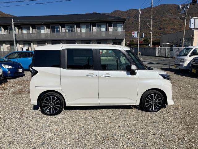 トールカスタムG ターボ ディスプレイオーディオスマートアシスト・LEDヘッドランプ・LEDフォグ・両側パワースライドドア・オートエアコン・パーキングブレーキ解除忘れ防止ブザー・ヘッドランプ自動消灯システム・プッシュエンジンスタート(山梨県)の中古車