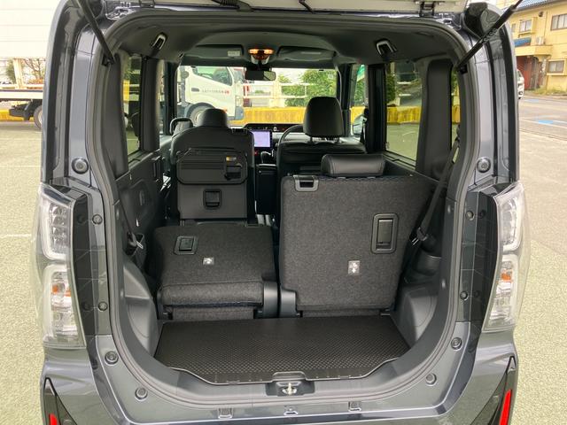 タントカスタムＲＳ　１０インチナビ　パノラマモニタースマートアシスト・ＬＥＤヘッドライト・１５インチアルミホイール・両側パワースライドドア・ＵＳＢソケット・運転席助手席シートヒーター・レザー調Ｘフルファブリックシート・本革巻ステアリングホイール（山梨県）の中古車